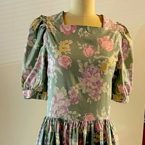 Vintage Laura Ashley dress purchased in London.